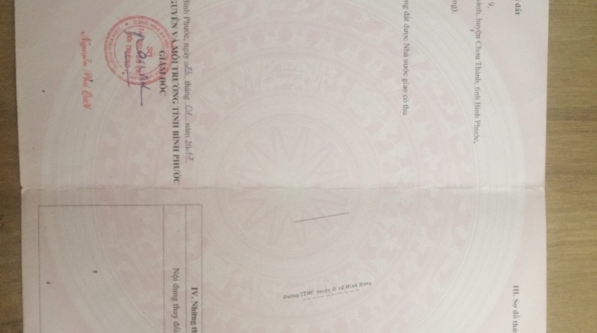 Bán 2 lô đất MT Nguyen Van Linh TTHC chơn Thành Bình Phươc
