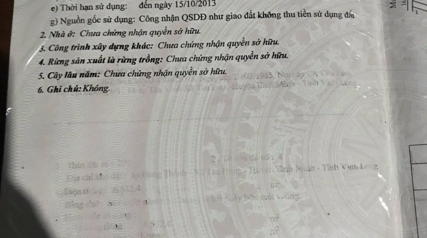 Vườn Mít 6200m Tân Hưng, Thành Tân, Vĩnh Long cẩn bán