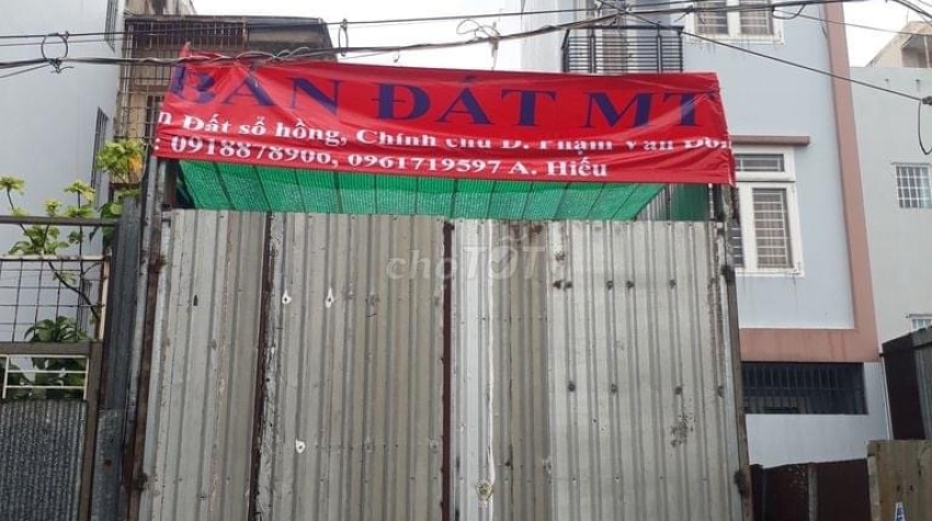 Bán Đất MT 435 Phạm Văn Đong p11 Bình Thạnh 4x16