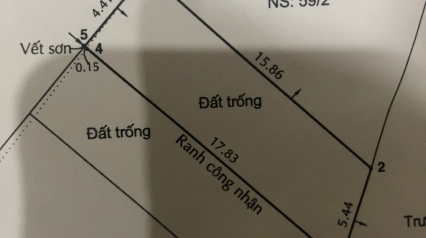 Bán đất đường Hiệp Bình, HBC Tp thủ đúc 5x17