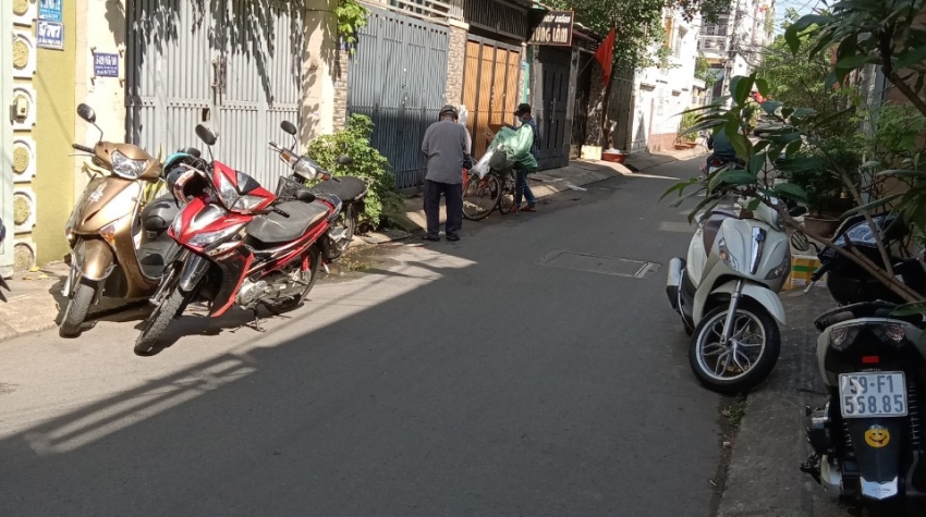 Nán nhà 2 lau P14 Gò vấp  4x17