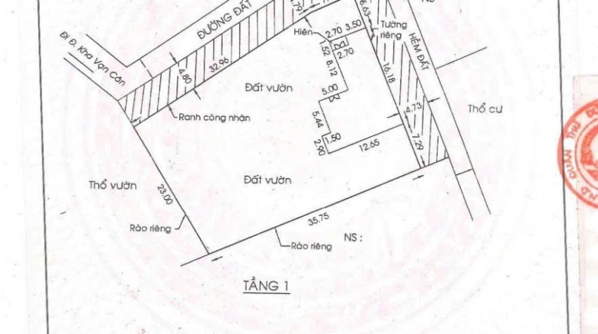 Lô Goc MT đường sô 21 Hiệp Bình Chánh 12x30 cần bán